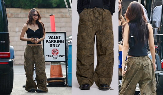 제니 캘리포니아룩 Jaded London 제이디드런던 바지 와이드팬츠로 힙하게😎