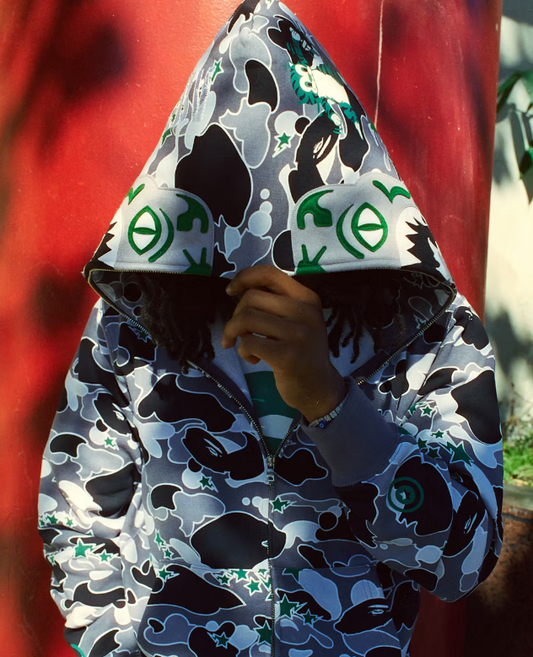 BAPE x HIDDEN.NY 협업 출시 | 초록 포인트로 완성한 BAPE STA와 스트릿 컬렉션 | 베이프 직구로 저렴하게 구매 하기
