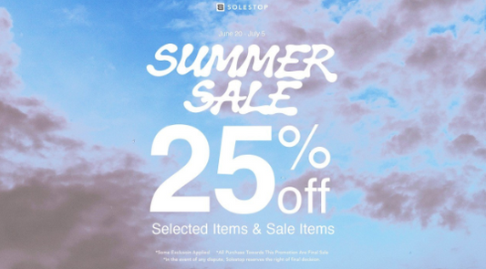 데일리 운동화 편집샵 Solestop 25% 썸머세일링크!