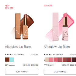나스 NARS 립스틱 립제품 UPTO40% 할인