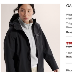 아크테릭스 캐나다 세일 Gamma MX Coat 여성용 30% 할인 링크공