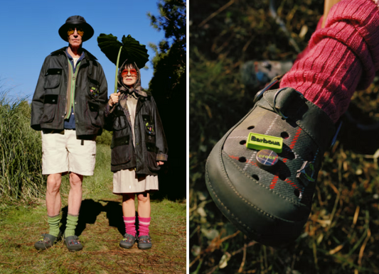 Barbour 바버  X Crocs 콜라보레이션감성 한 스푼 + 기능성 한 움큼! 완전 탐나는 왁스드 코튼 크록스 출시 #크록스후기 #크록스사이즈