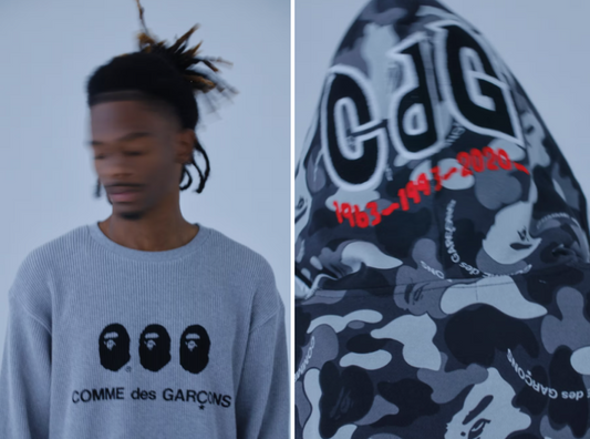 BAPE_베이프 × COMME des GARÇONS_꼼데가르송 익스클루시브 컬렉션 #베이프직구 #bape