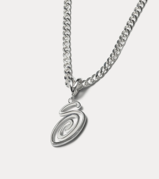 #스투시 감성 가득! ‘SWIRLY S CHAIN STERLING SILVER’와 이니셜 선택의 매력까지 #스투시악세사리