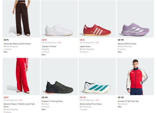 아디다스 캐나다 할인코드 공유! 최대 25% 할인 | 아디다스 딜코드 | 할인코드 | 캐나다배대지후기